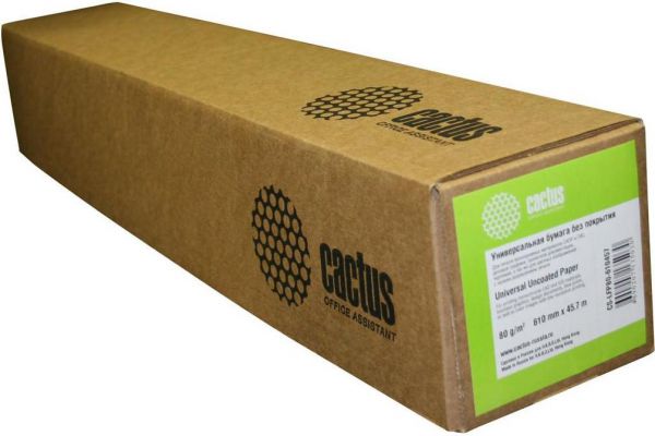 Холст Cactus CS-LFP80-410457 406мм x 45.7 м