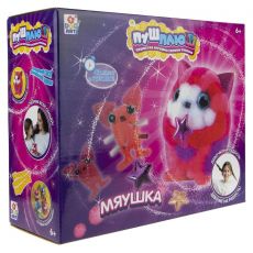 Набор для творчества 1TOY ПУШ-ПЛЮШ Мяушка