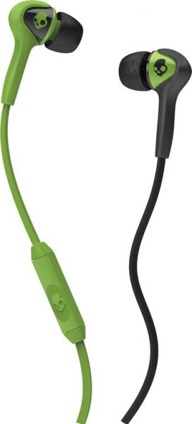 Наушники Skullcandy Smokin Buds Green black w/Mic