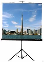 Экран для проектора Lumien Eco View LEV-100105, 160х160 см, 1:1, напольный